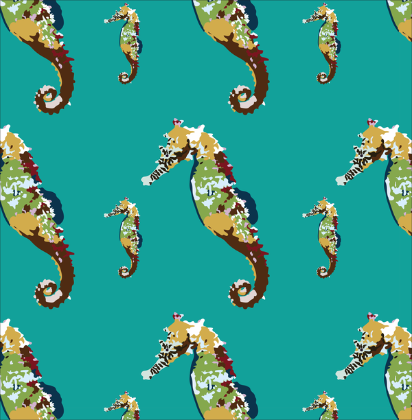 Sea horse pattern